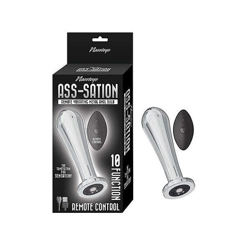 Pleasure-Enhancing Remote Vibrating Metal Anal Plug