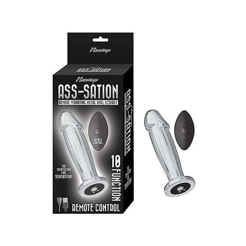 Nasstoys Ecstasy Remote Control Vibrating Metal Anal Plug