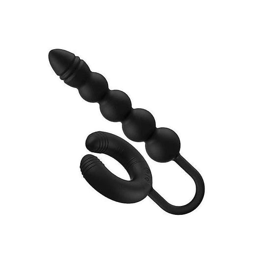 Dual Pleasure Powerhouse - ATOMIC Vibrating C-Ring and Prostate Massager