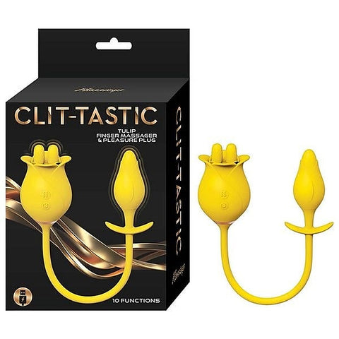 Nasstoys Clit-Tastic Tulip - Pleasure-Packed Finger Massager and Plug