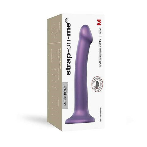 Mono Density Dildo Metallic Shine - Medium By Strap-On-Me - Non-Realistic Dildos