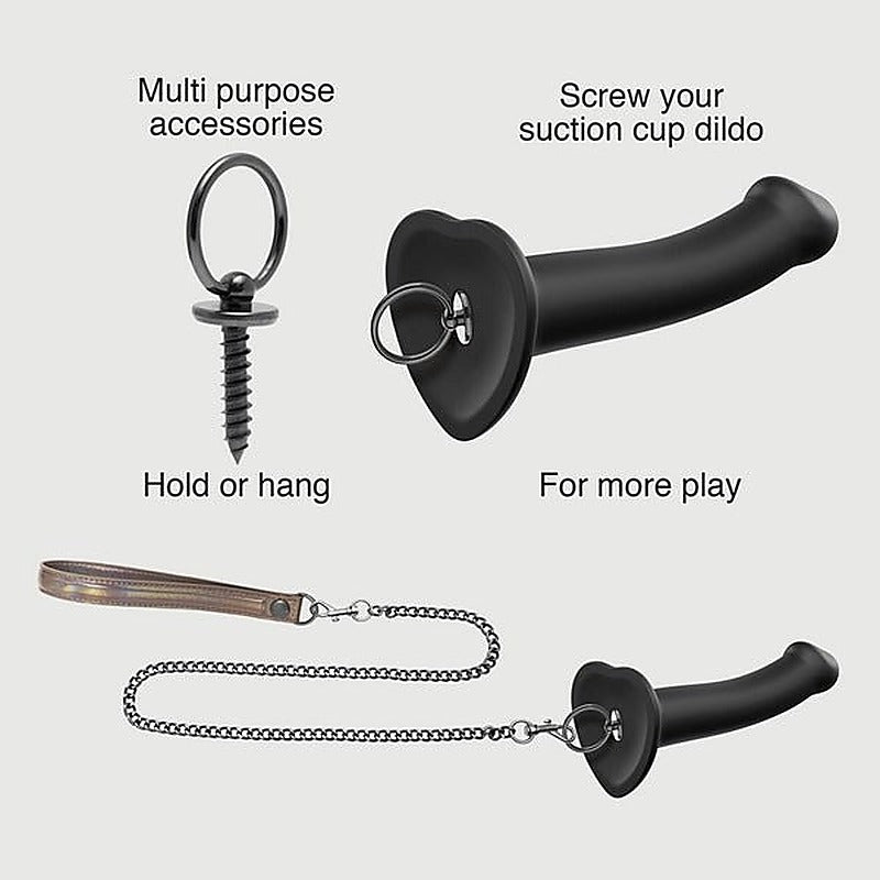 Dildo Base Finger O-Ring by Strap-On-Me - Collars and Leads