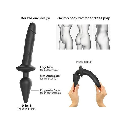 Silicone Dildo and Plug Set by Strap-On-Me - Anal Dildos