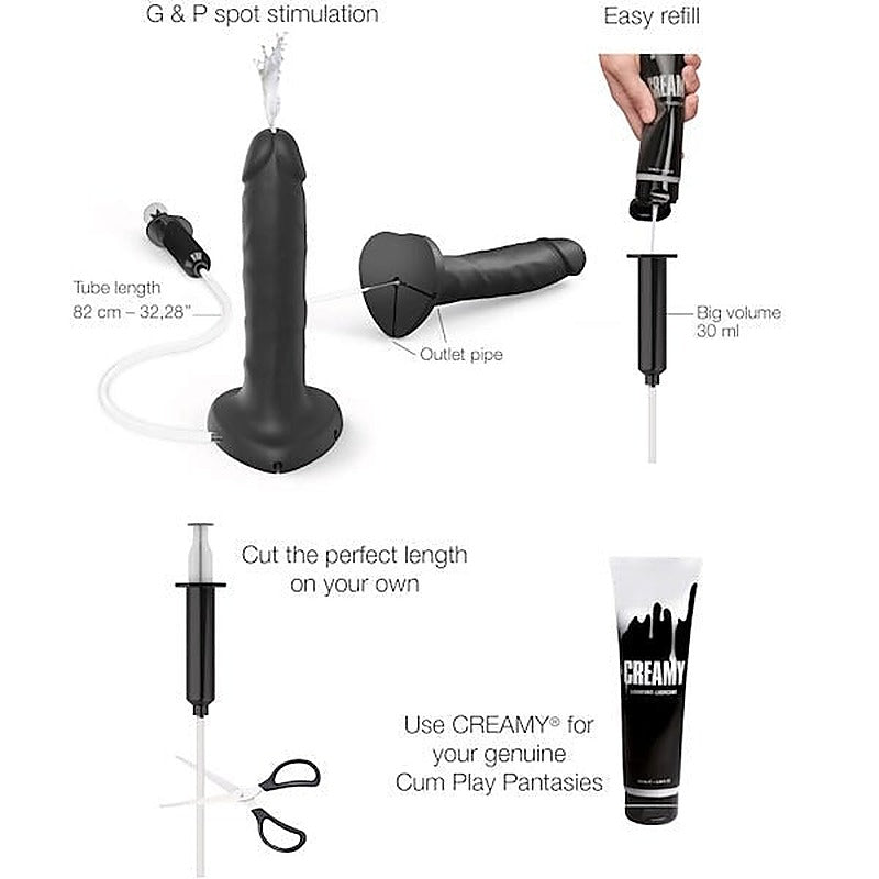 Adjustable Silicone Squirting Dildo By Strap-On-Me - Strap On Sextoys