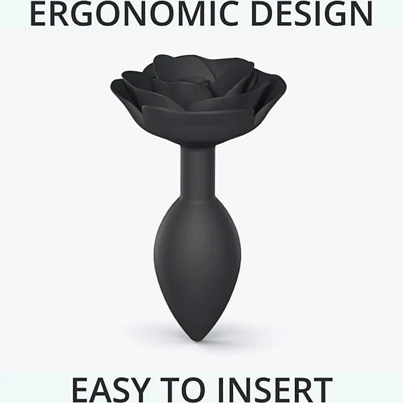 OPEN ROSES - Elegant Silicone Anal Pleasure Plug - Butt Plugs