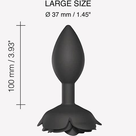 OPEN ROSES - Elegant Silicone Anal Pleasure Plug - Butt Plugs