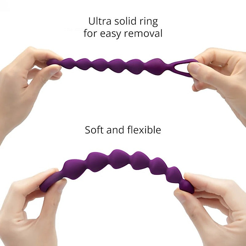 LOVE TO LOVE Bing Bang Soft Flexible Anal Beads - Anal Beads and Balls