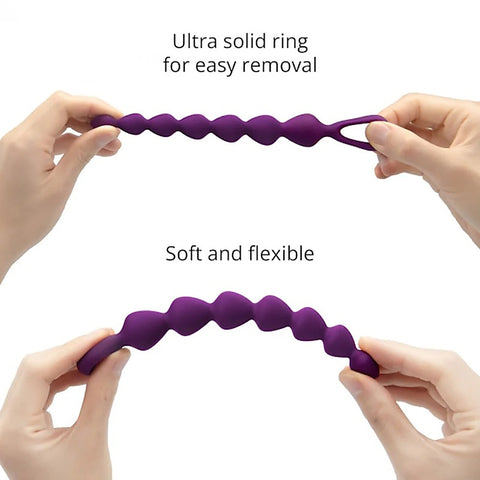 LOVE TO LOVE Bing Bang Soft Flexible Anal Beads - Anal Beads and Balls