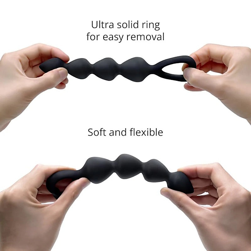 LOVE TO LOVE Bing Bang Soft Flexible Anal Beads - Anal Beads and Balls