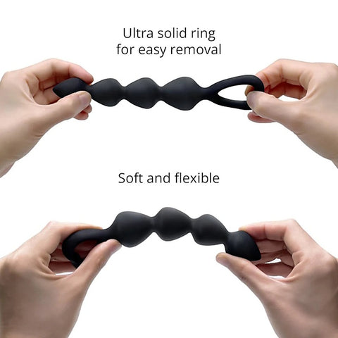 LOVE TO LOVE Bing Bang Soft Flexible Anal Beads - Anal Beads and Balls