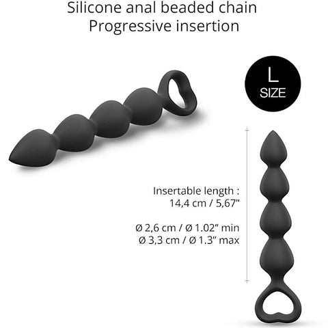 LOVE TO LOVE Bing Bang Soft Flexible Anal Beads - Anal Beads and Balls