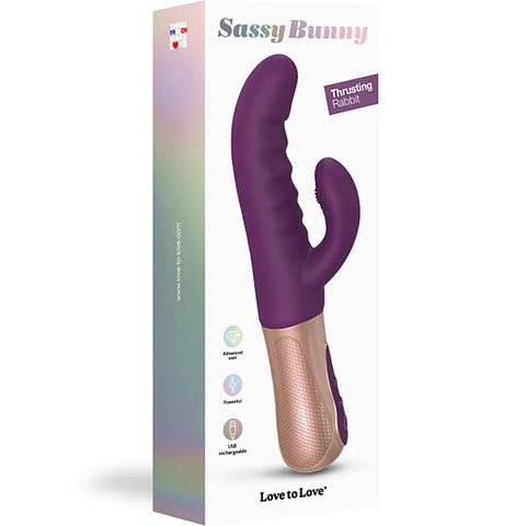 Sassy Bunny Thrusting & Vibrating Rabbit By Love To Love - Rabbit Vibrators
