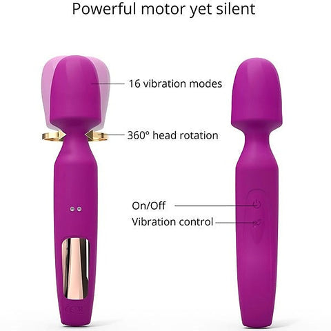 R-Evolution Vibrating 3 In 1 Sex Wand By Love To Love - Body Wands