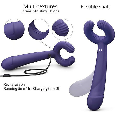 Please Me Vibrating Pleasure Cock Ring by Love To Love - Sex Toys For Couples