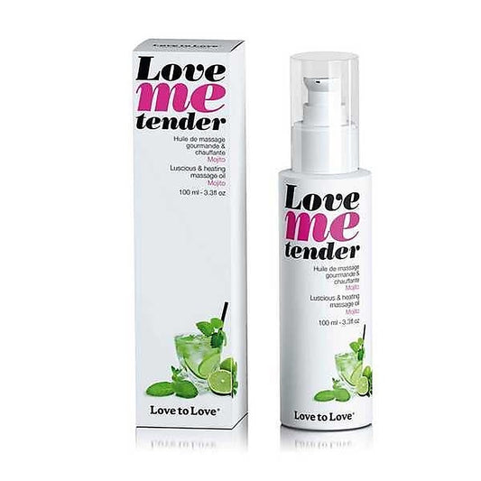 LOVE TO LOVE Mojito-Infused Warming Massage Oil - Massage Oils and Lubricants