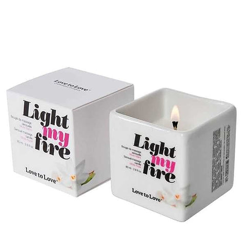 Light My Fire Sensual Massage Candles By Love To Love - Bath and Intimate Fragrances
