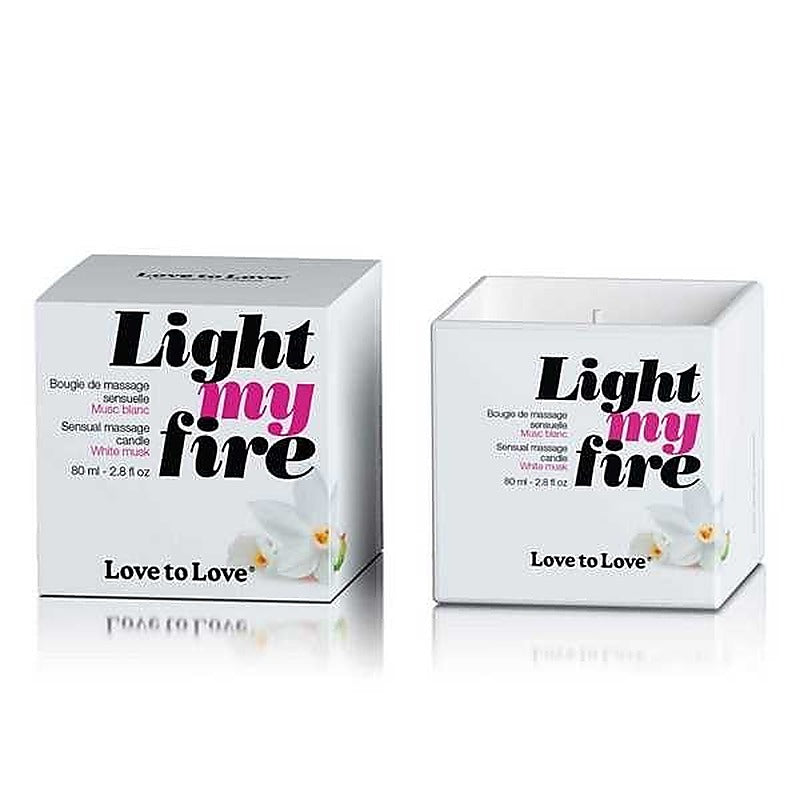 Light My Fire Sensual Massage Candles By Love To Love - Bath and Intimate Fragrances