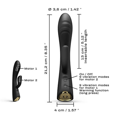 DORCEL Ultra Flexi Waterproof Vibrating Rabbit - Rabbit Vibrators