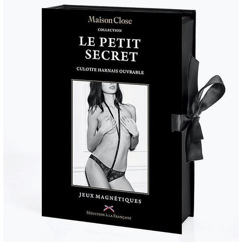 Risque Lace Panty With Harness By Maison Close - G-Strings, Panties and Shorts