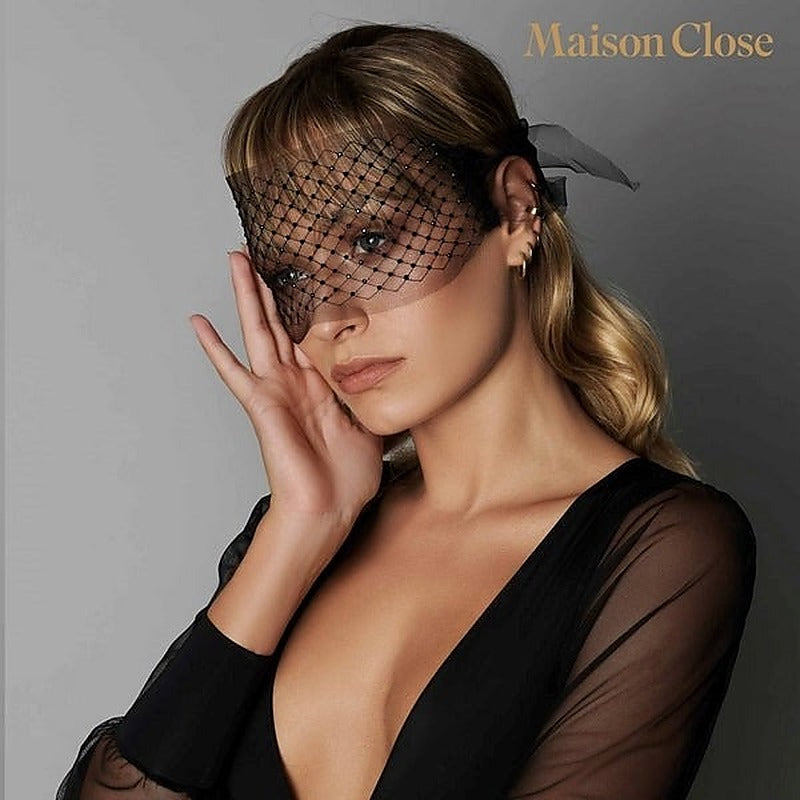 Maison Close Glittering Mesh Eyemask - Captivating Encounters - Masks And Blindfolds