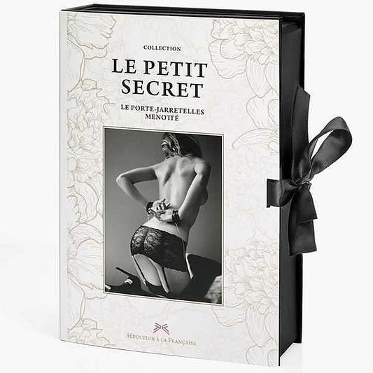 MAISON CLOSE Lace Garter Belt And Elastic Cuffs Gift Box - Her Fetish