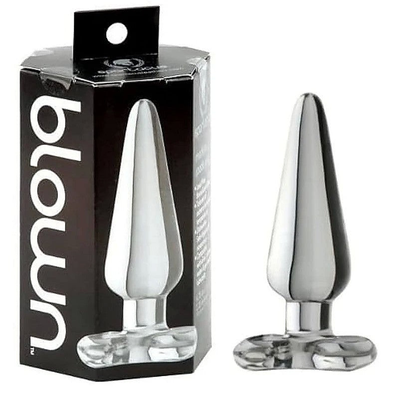 Spartacus Enterprises Borosilicate Glass Spade Anal Plug - Medium - Butt Plugs