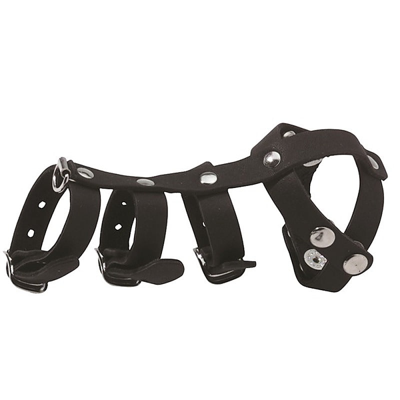 Leather Vertebrate By Spartacus Enterprises - Ball and Cock Toys