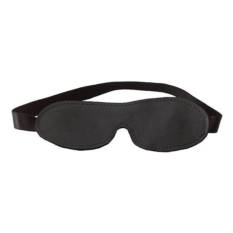 Spartacus Total Immersion - Contoured Leather & Fur Blindfold - Masks And Blindfolds