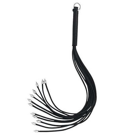 Thong Whip With Spiked Metal Ends - Whips And Crops