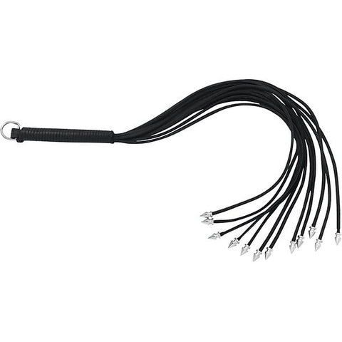 Thong Whip With Spiked Metal Ends - Whips And Crops