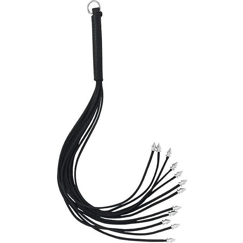 Thong Whip With Spiked Metal Ends - Whips And Crops