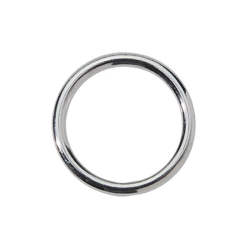 Nickel Plated Pleasure Cock Ring by Spartacus Enterprises - Steel Cock Rings