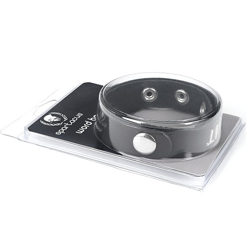 Spartacus Leather Submissive Wordband Collar - OWNED - Collars and Leads