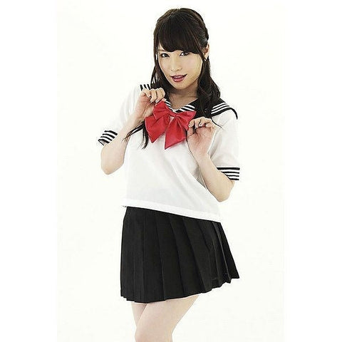 Hentai Sailor Skirt, Blouse, And Scarf Set - Skirts And Club Wear