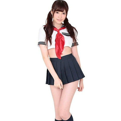 Micro Length Revealing Sailor Set By Starfire Daydream - Skirts And Club Wear