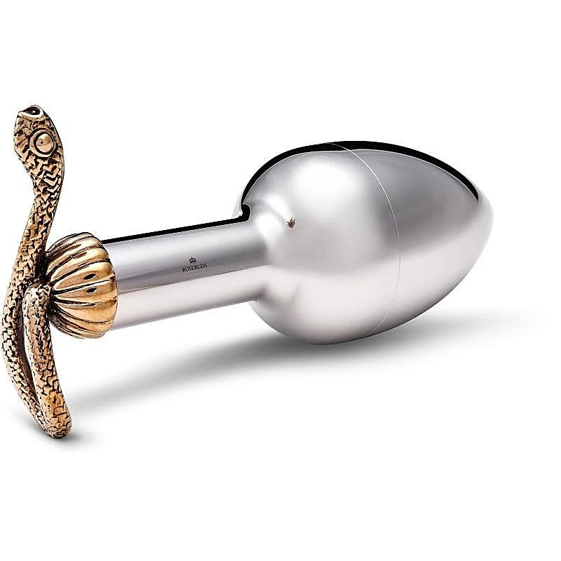 Luxe Metal Anal Plug With Snake Handle By Rosebuds Jewelry - Butt Plugs