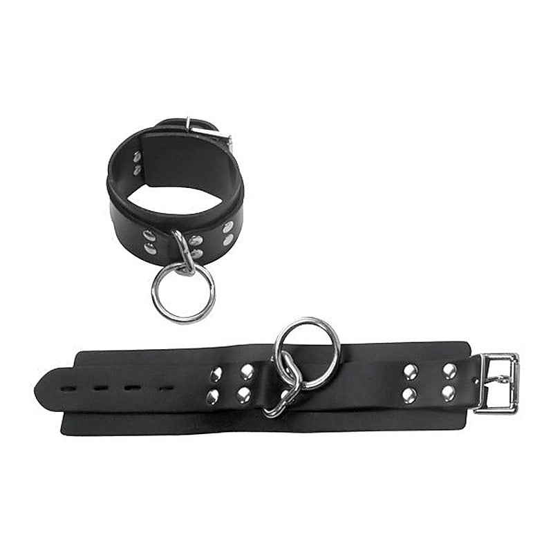 Rubberline Locking Restraining Ankle Cuffs - Cuffs and Restraints