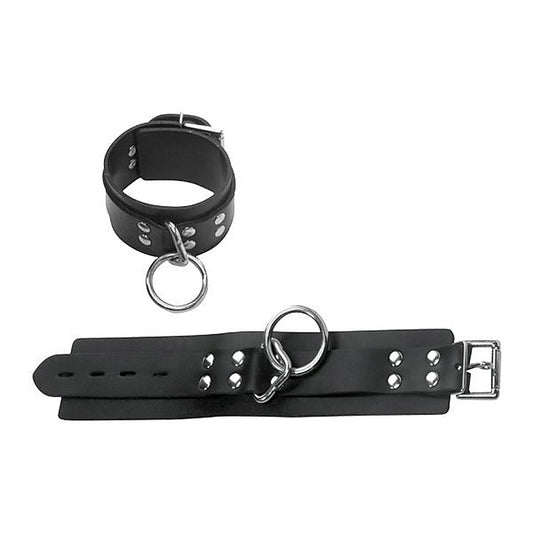Rubberline Locking Restraining Ankle Cuffs - Cuffs and Restraints