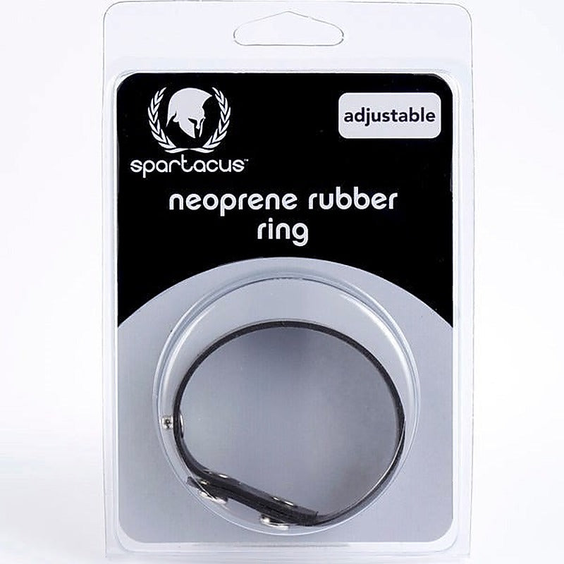 Rubberline Neoprene 3-Snap C-Ring By Spartacus Enterprises - Cock Rings