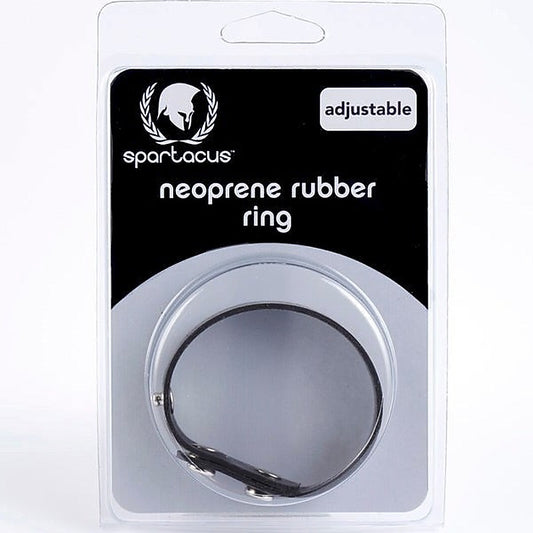 Rubberline Neoprene 3-Snap C-Ring Bondage Accessory - Cock Rings