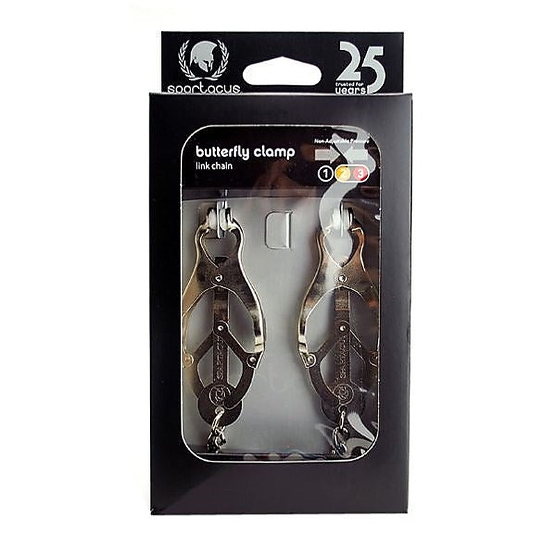 Butterfly Nipple Clamps By Spartacus Enterprises - Nipple and Clit Clamps