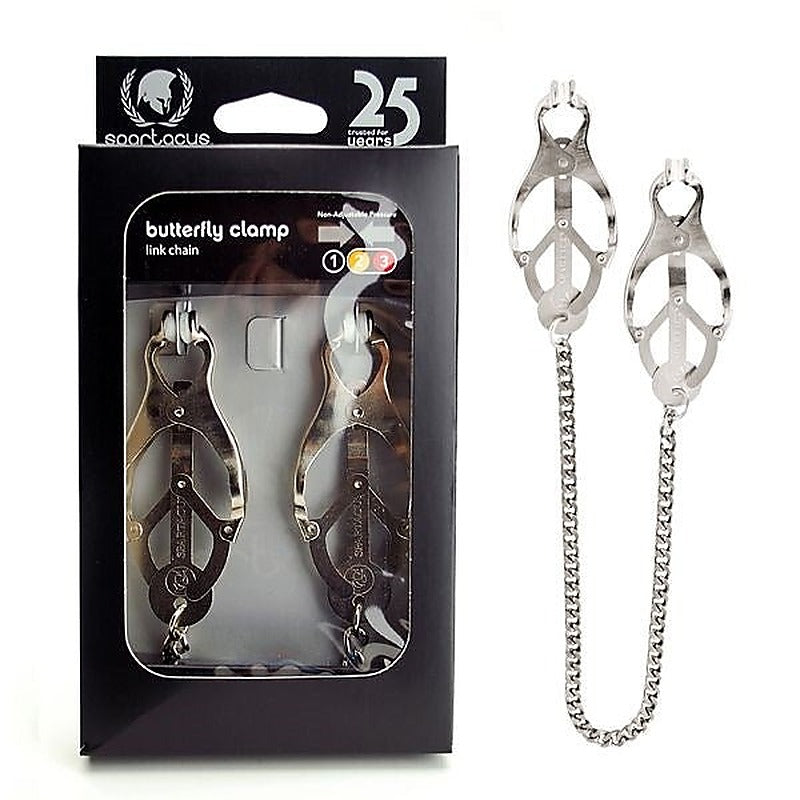 Butterfly Nipple Clamps By Spartacus Enterprises - Nipple and Clit Clamps