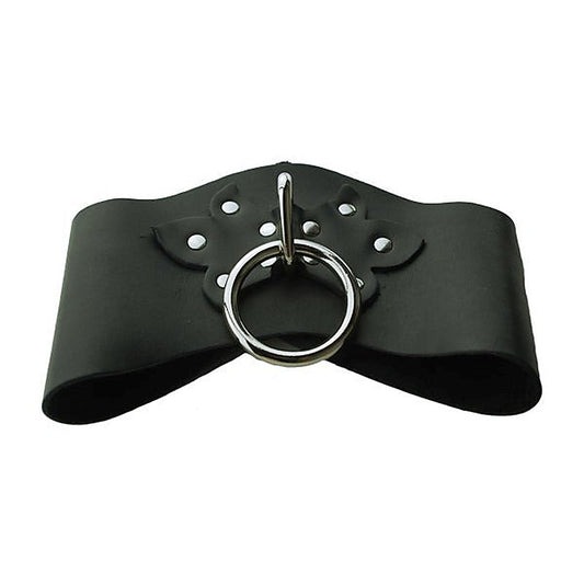 Spartacus Premium Leather Bondage Posture Collar - Collars and Leads