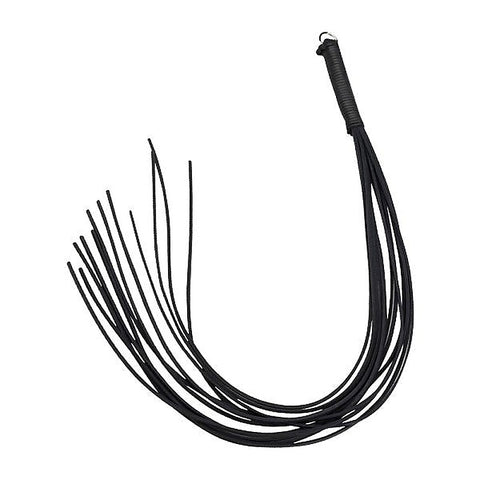 Spartacus Enterprises' Versatile Leather Thong Whip - Explore Intimate Pleasures - Whips And Crops