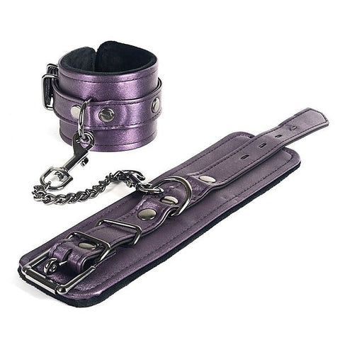 Spartacus Enterprises Galaxy Legend Velvety Leather Wrist Cuffs - Cuffs and Restraints