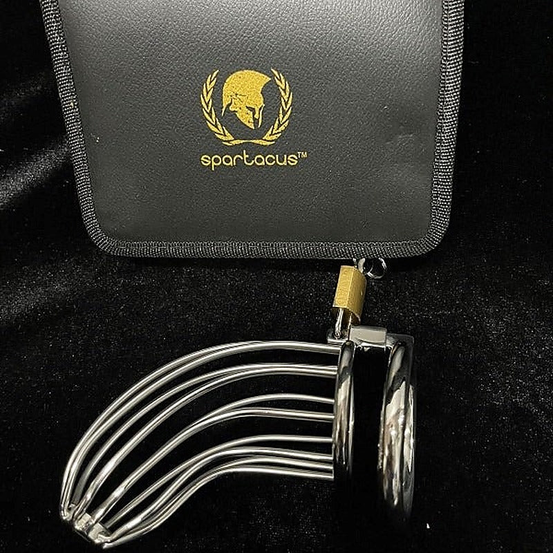 Spartacus Bird Cage - Premium Stainless Steel Chastity Device - Male Chastity