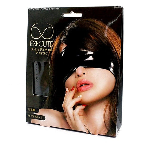Luxurious Wet-Look Pvc Blindfold By Execute Lingerie - Masks And Blindfolds