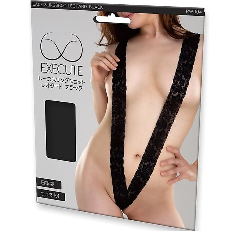 Luxurious Lace Slingshot Leotard By Execute Lingerie - G-Strings, Panties and Shorts