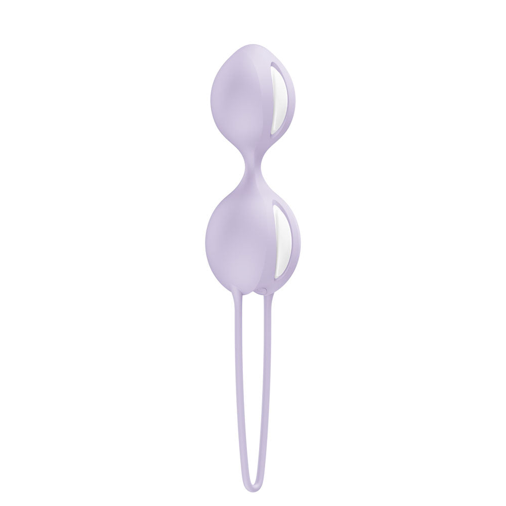 Fun Factory SMARTBALLS DUO Weighted Kegel Balls - Purple - Love Eggs and Kegel Exercisers