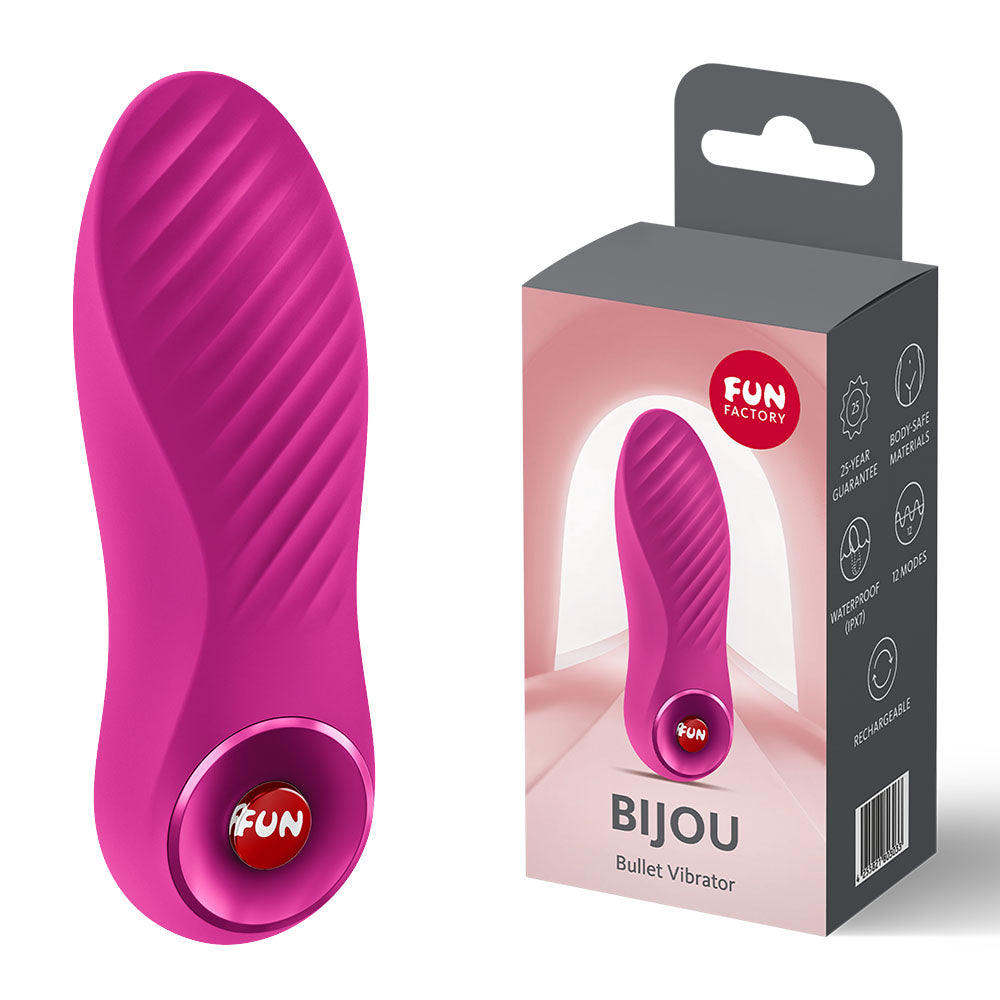 Fun Factory BIJOU USB-C Rechargeable Bullet Stimulator - - Bullet Vibrators
